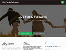 Tablet Screenshot of ldsfamilyfellowship.org